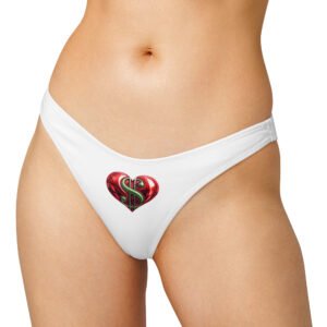 Recycled V-cut bikini bottom